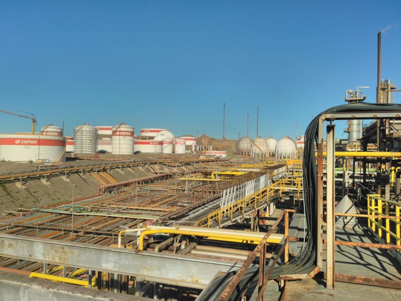 Zona que comunica los depósitos con las bombas